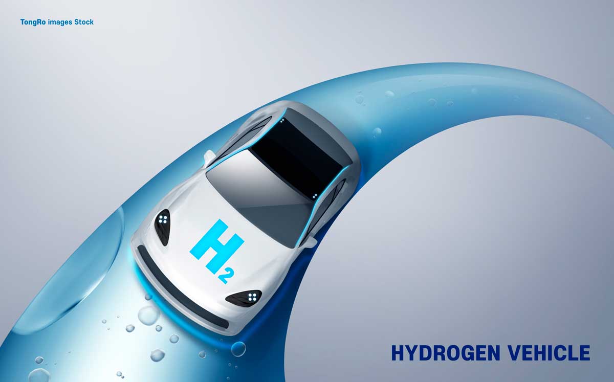 12款创意氢气新能源汽车电车主视觉KV海报设计PS分层源文件模板 Hydrogen new energy vehicle poster , 第4张