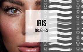 PS笔刷-超自然眼睛虹膜笔刷 Tamara Williams Iris Photoshop Brushes