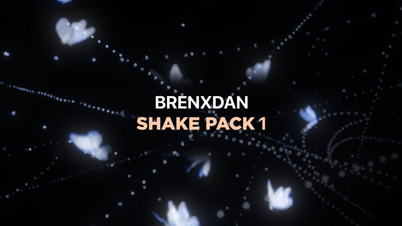 震动摇晃晃动摇动效果动漫剪辑合成AE项目文件预设套装 Brenxdan Shake Pack 1 , 第1张