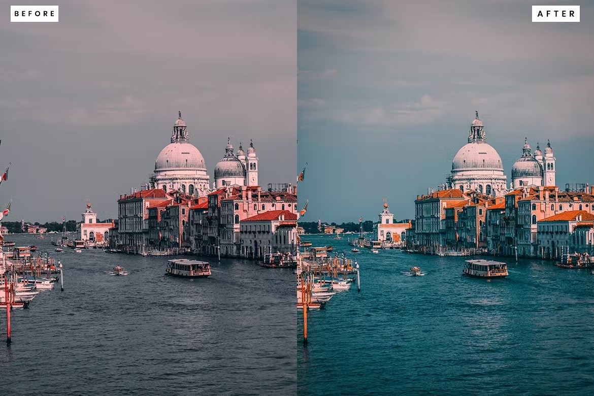 电影橙色青色赛博朋克摄影后期调色Lightroom预设 Lightroom Presets in Orange und Blaugrün in Kinoqualität , 第3张