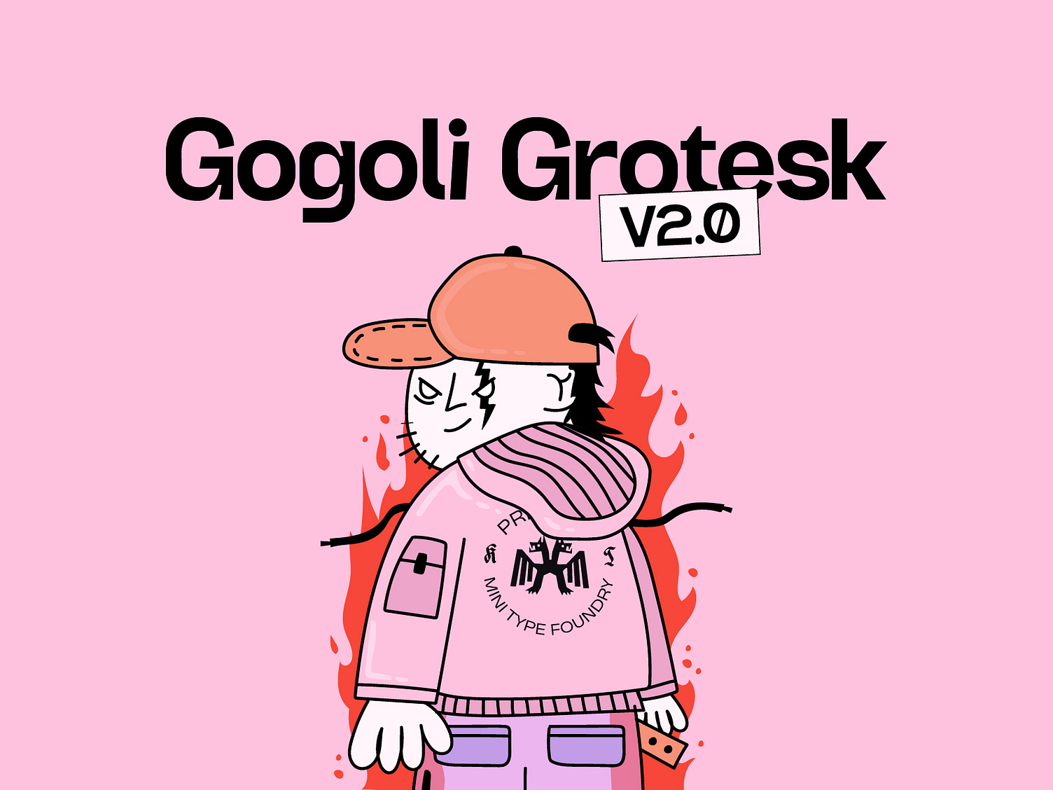 高质量墨水缺陷有趣的杂志排版价格标签英文字体 Gogoli Grotesk 2.0 设计素材 第1张