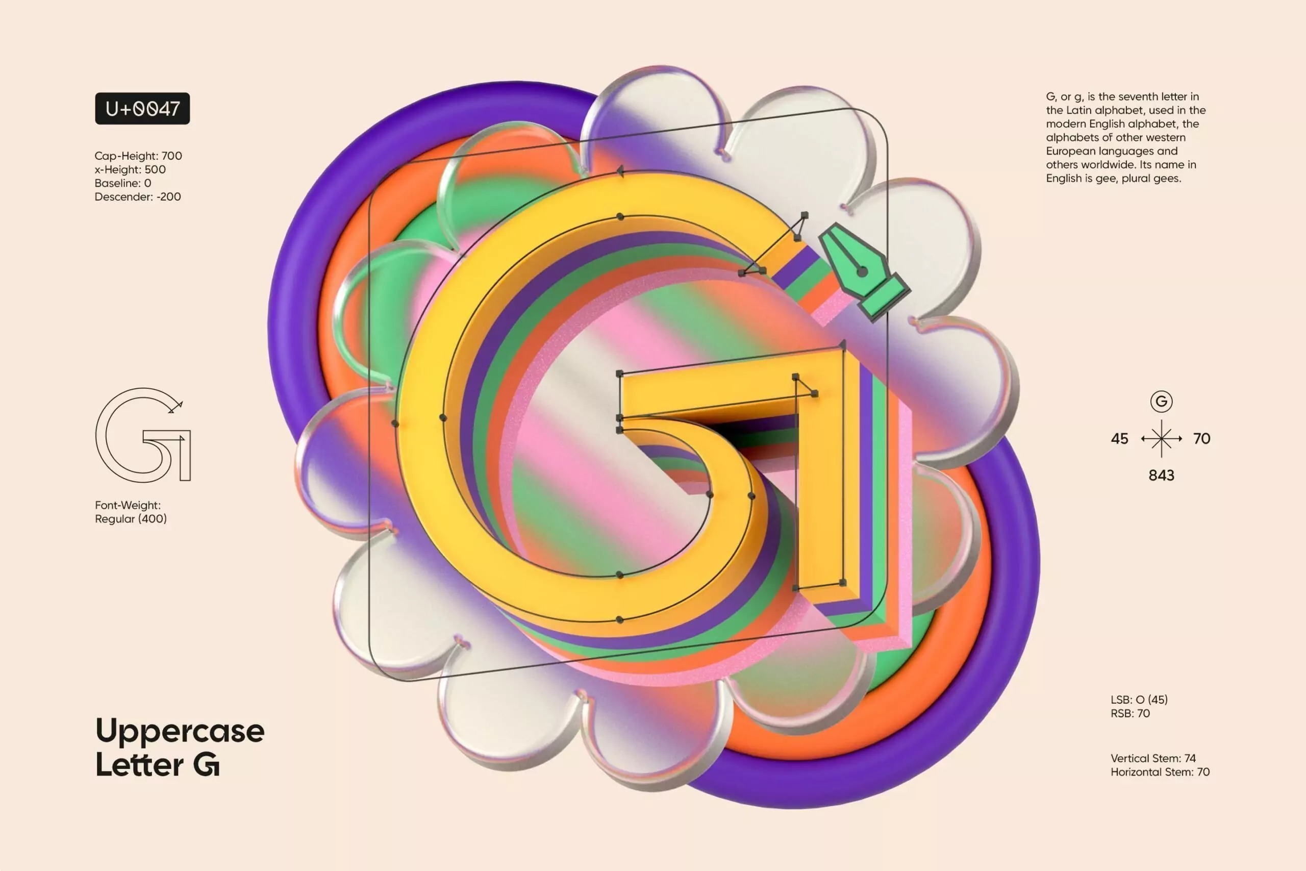 现代独特可变几何风创意海报标题设计无衬线英文字体系列 Goia Variable Typeface 设计素材 第11张