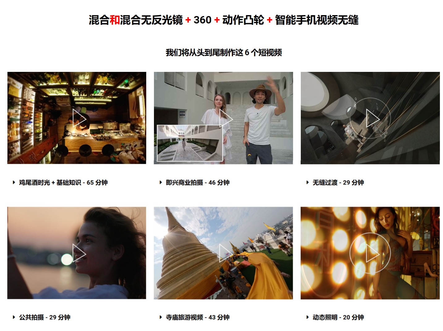 大师课程：油管大神Brandon Li 商业摄影旅拍照明视频课程 Brandon Li - Fusion Filmmaking Online Course , 第2张