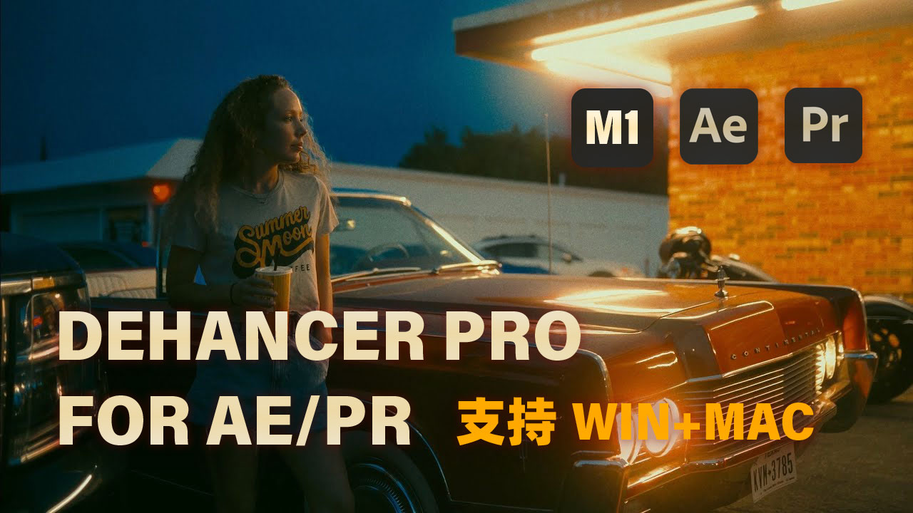 复古电影胶片色彩分级颗粒光晕模拟工具 Dehancer Pro OFX for AE/PR V7.1.1 Win/Mac破解版 插件预设 第1张