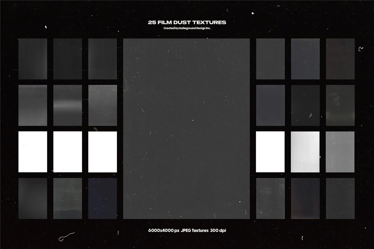 165款复古怀旧电影胶片颗粒漏光烧焦灰尘尘埃背景肌理纹理叠加图片设计套装 Indieground Film Textures , 第12张