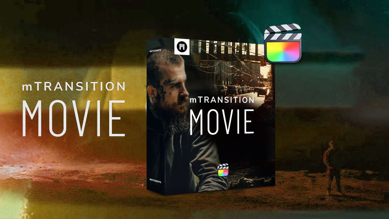 MotionVFX – mTransition Movie 50个经典叙事电影双重曝光戏剧性光圈剪辑视频转场FCPX插件 , 第1张