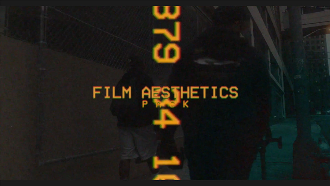 YCImaging 复古胶片美学字母数字闪烁烧录梦幻气息电影遮罩4K视频叠加包 Film Burn Aesthetics 影视音频 第2张