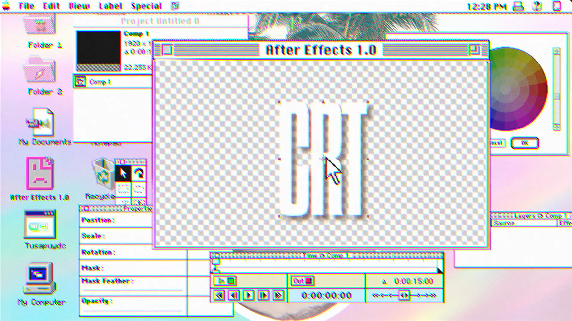 AE模板：复古CRT标题视频歌词海报视觉效果4k转换工具AE模板 Anima – CRT Tool for AfterEffects 影视音频 第1张