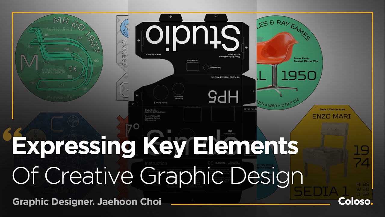 大师课程 专业平面视觉海报招贴设计视频教程 Coloso – Jaehoon Choi – Expressing Key Elements for Creative Graphic Design (English Sub) , 第1张