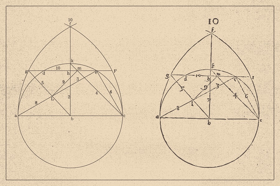 古老数学几何学术科研复古矢量插图素材合集 Hirschvogel geometria vector assets 图片素材 第2张