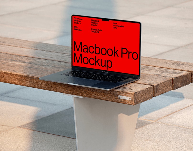 AE模板 创意网站登录界面设计苹果MacBook Pro笔记本动态演示样机模板素材 Animated Macbook Pro Mockup , 第1张