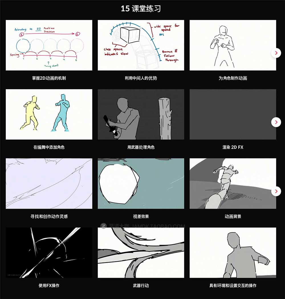 大师课程 创建2D打斗场景动画制作视频教程 Coloso – 2D Action Animation Starter Pack 设计教程 第3张