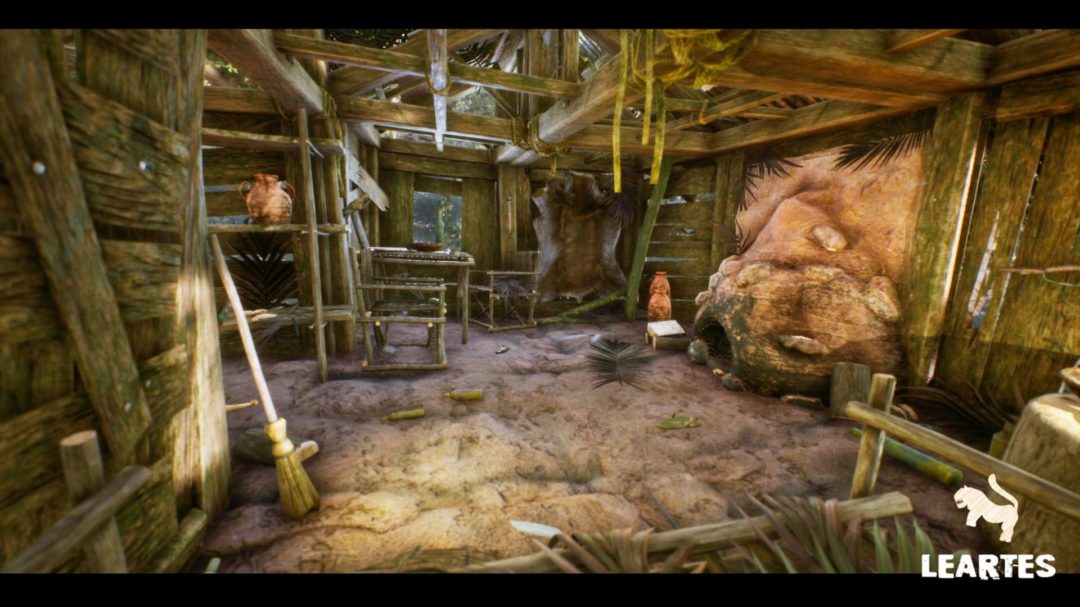 UE素材 后现代世界末日避难小岛岛屿木屋房屋3D模型 Unreal Engine – Abandoned Hut in Tropical Island (Survival / Post Apocalyptic) , 第7张