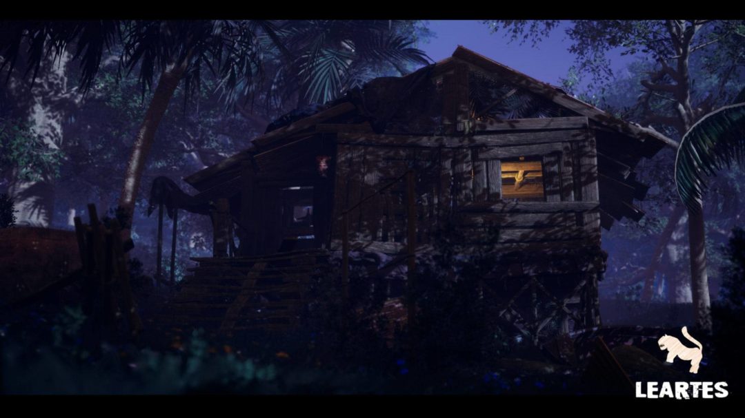 UE素材 后现代世界末日避难小岛岛屿木屋房屋3D模型 Unreal Engine – Abandoned Hut in Tropical Island (Survival / Post Apocalyptic) , 第14张