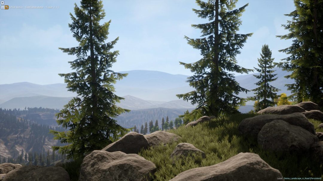 UE素材 虚拟引擎高山森林公路场景3D模型素材 Unreal Engine Realistic Forest Pack , 第17张