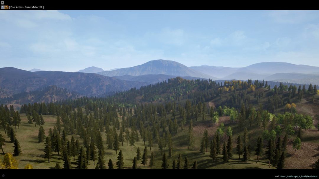 UE素材 虚拟引擎高山森林公路场景3D模型素材 Unreal Engine Realistic Forest Pack , 第22张