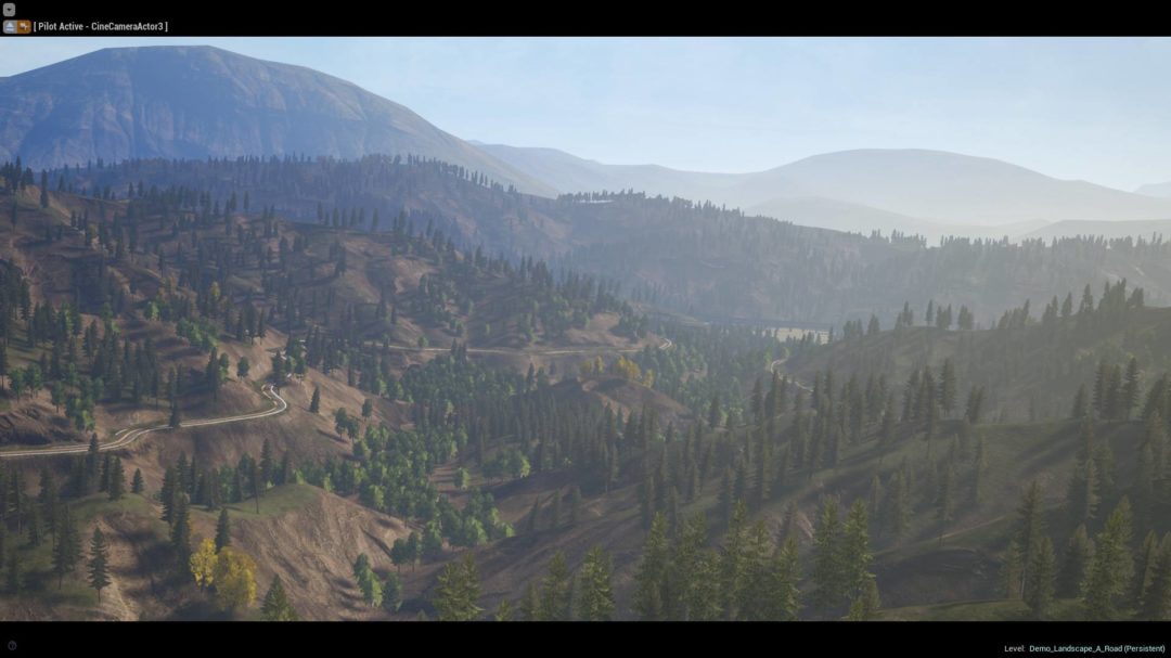 UE素材 虚拟引擎高山森林公路场景3D模型素材 Unreal Engine Realistic Forest Pack , 第21张