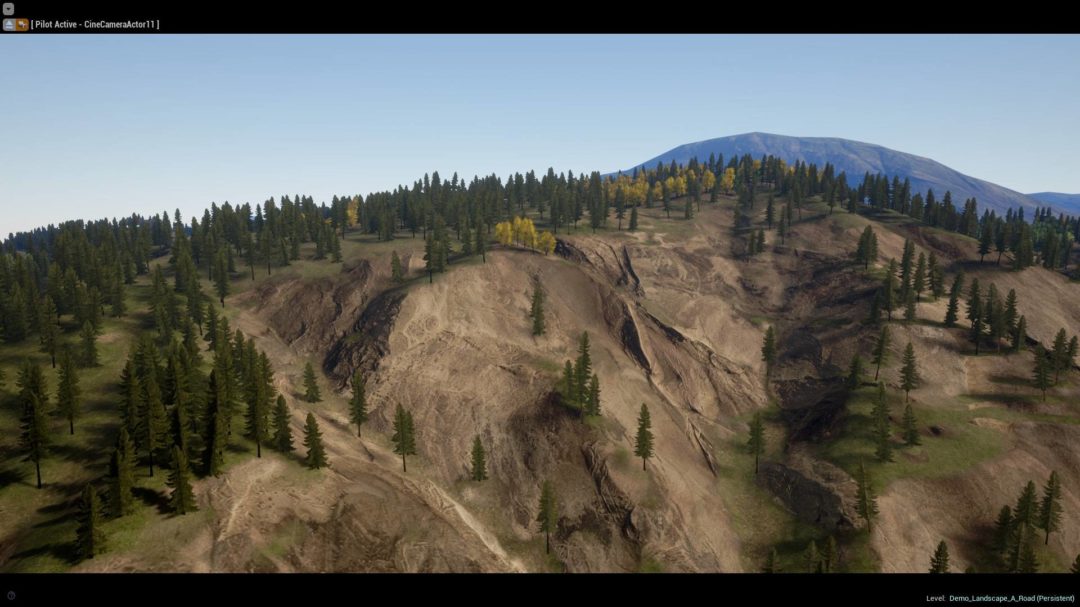 UE素材 虚拟引擎高山森林公路场景3D模型素材 Unreal Engine Realistic Forest Pack , 第23张