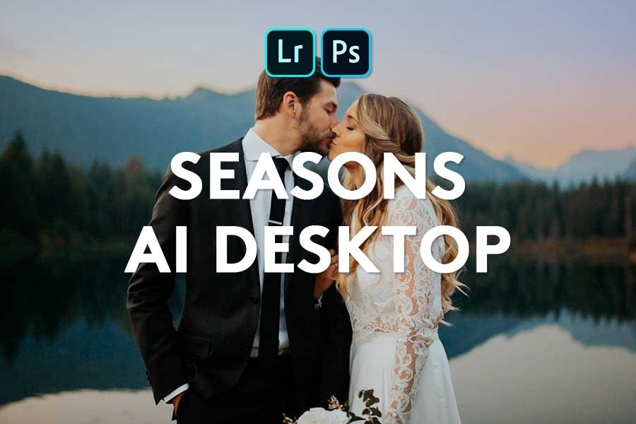 36组复古胶片模拟婚礼人像摄影照片AI智能调色Lightroom预设包 Athena & Cameron: Seasons AI desktop , 第1张