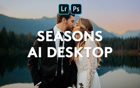 36组复古胶片模拟婚礼人像摄影照片AI智能调色Lightroom预设包 Athena & Cameron: Seasons AI desktop