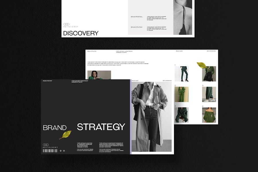 极简美学品牌营销策划提案简报设计ppt模版 Brand Strategy Presentation Template , 第5张