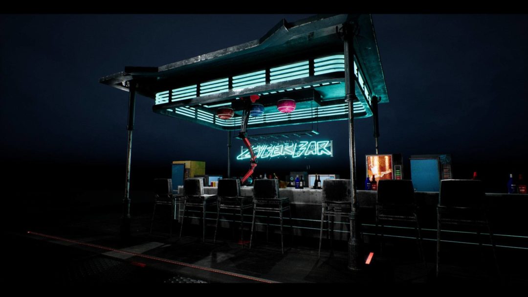 UE素材 未来科幻赛博朋克酒吧内部场景3D模型 Unreal Engine – CyberPunk / Sci-Fi Bar Asset Pack , 第9张