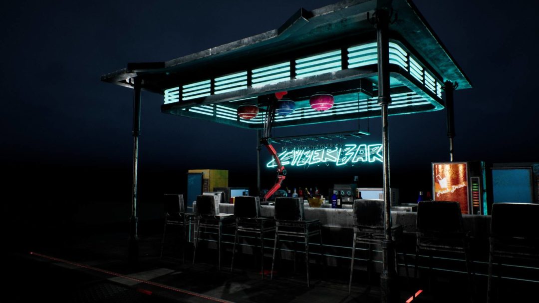 UE素材 未来科幻赛博朋克酒吧内部场景3D模型 Unreal Engine – CyberPunk / Sci-Fi Bar Asset Pack , 第15张