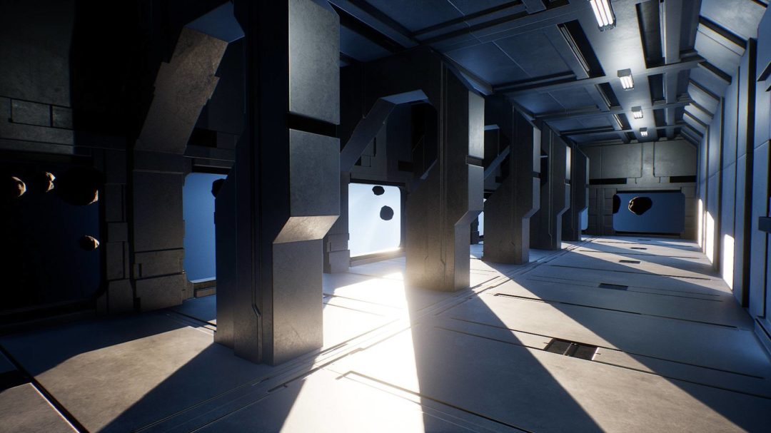 UE素材 未来科幻赛博朋克飞船走廊房间大厅场景3D模型 Unreal Engine – Sci-Fi Interior Pack , 第5张