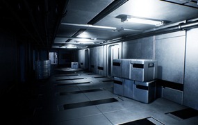 UE素材 未来科幻赛博朋克飞船走廊房间大厅场景3D模型 Unreal Engine – Sci-Fi Interior Pack