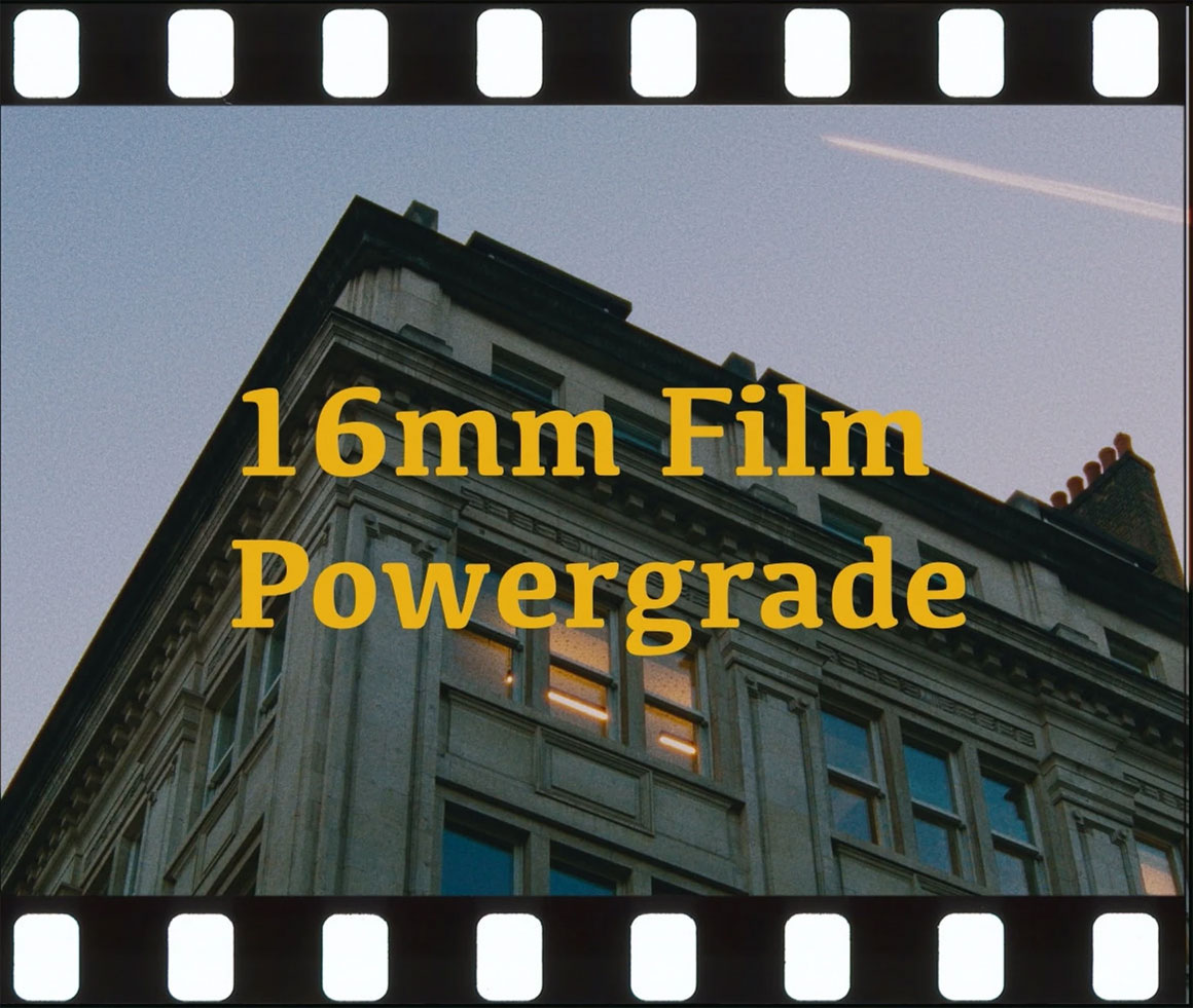 达芬奇Super16mm胶片模拟日光灯光光晕肤色晕影节点树 Keys Film Powergrade+Lut , 第1张