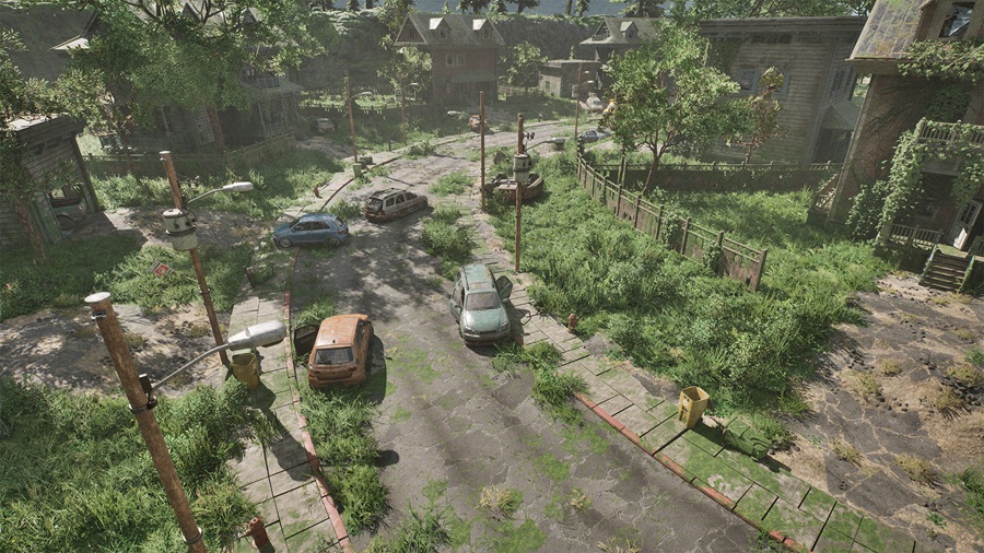 UE素材 世界末日废弃城市街头房屋汽车3D模型 Unreal Engine – Post Apocalyptic District , 第1张