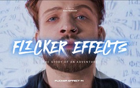 PR预设：15种炫酷时尚快速闪烁故障闪白模糊重影效果 Flicker Effects