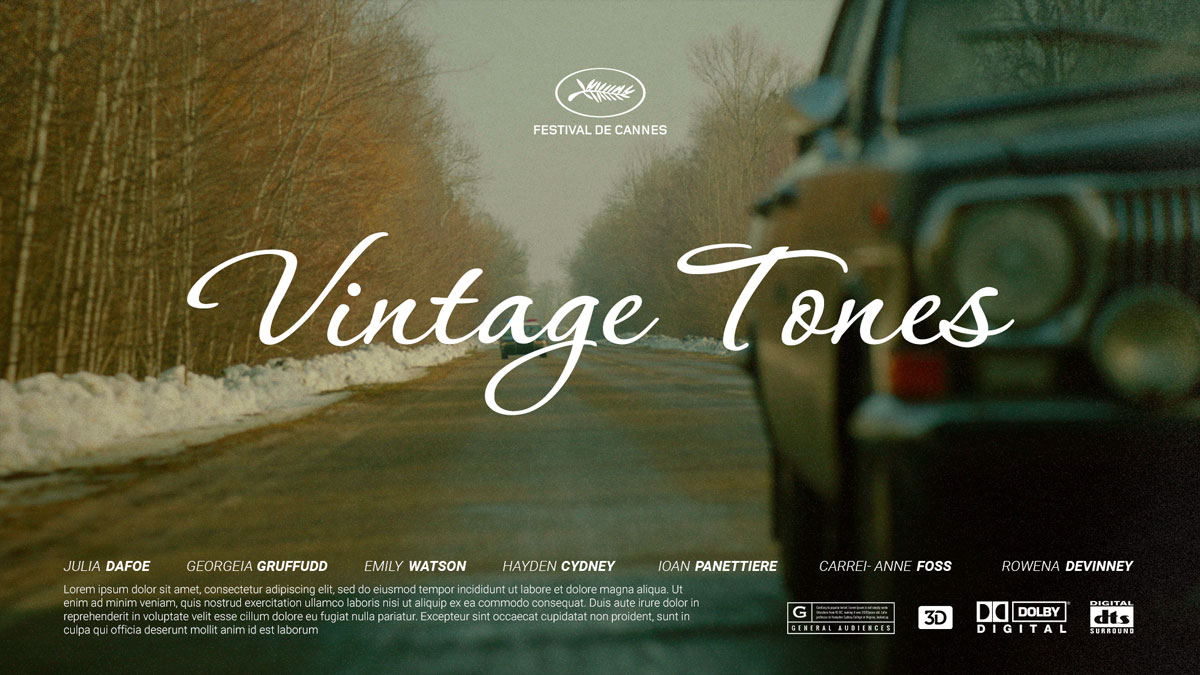 FilterGrade 6个复古电影胶片仿真青绿调调色预设LUT包 Cinematic LUTs Vintage Tones . 第2张