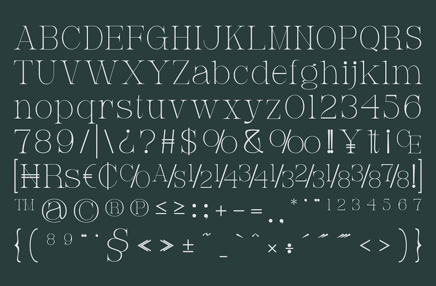 时尚优雅杂志印刷设计衬线英文字体安装包 Mathe Netha – Thin Serif Luxury Font , 第6张