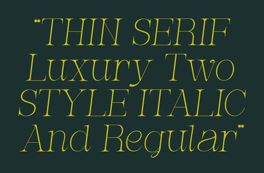 时尚优雅杂志印刷设计衬线英文字体安装包 Mathe Netha – Thin Serif Luxury Font , 第8张