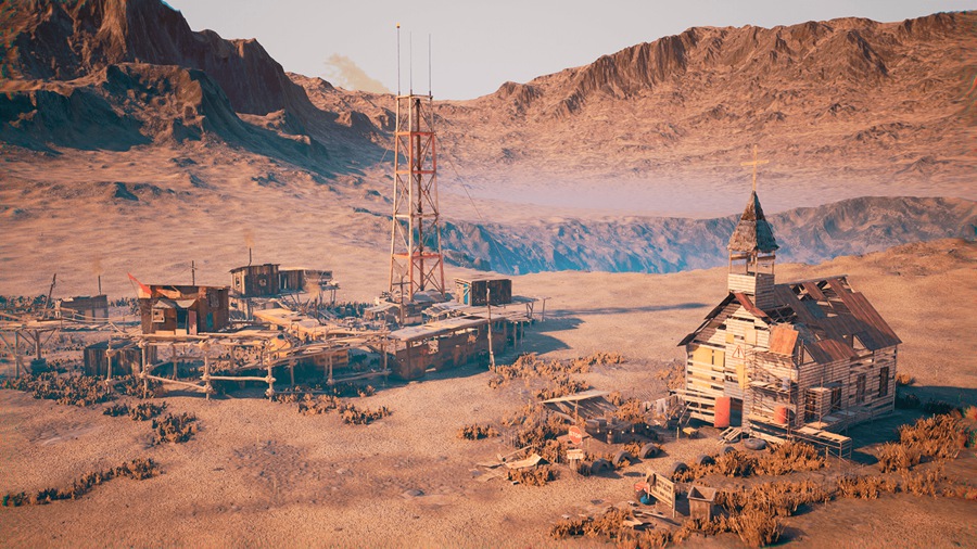 UE素材 狂野废弃荒漠西部补给站房屋3D模型 Unreal Engine – Wasteland , 第4张