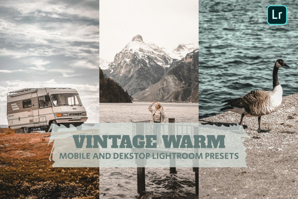 复古温暖生活旅行博主摄影照片调色Lightroom预设 Vintage Warm Lightroom Presets Dekstop and Mobile , 第1张