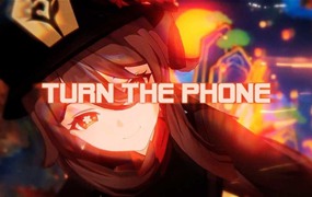 霓虹信号故障风格动漫剪辑AE工程文件模板设计素材 ASAMI – TURN THE PHONE