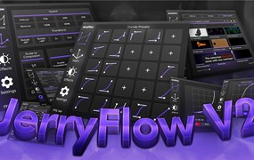 JerryFlow V2 AE工作全流程简化快捷抖动摇晃跟踪模糊剪辑效率神器AE插件 JerryFlow – JerryFlow V2