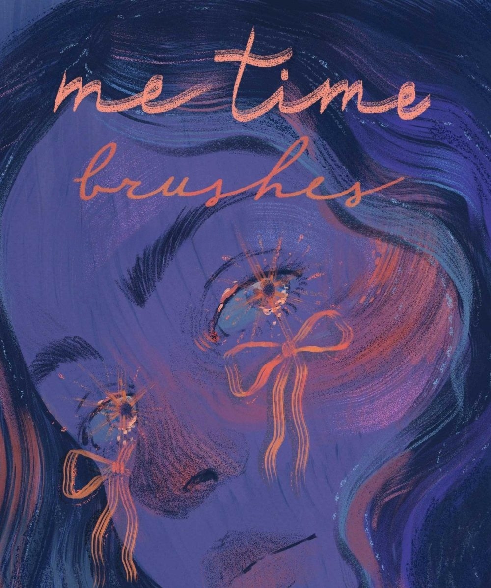 涂鸦风格条纹颗粒线条艺术绘版效果procreate笔刷画笔 Me Time Brush Set for Procreate , 第1张