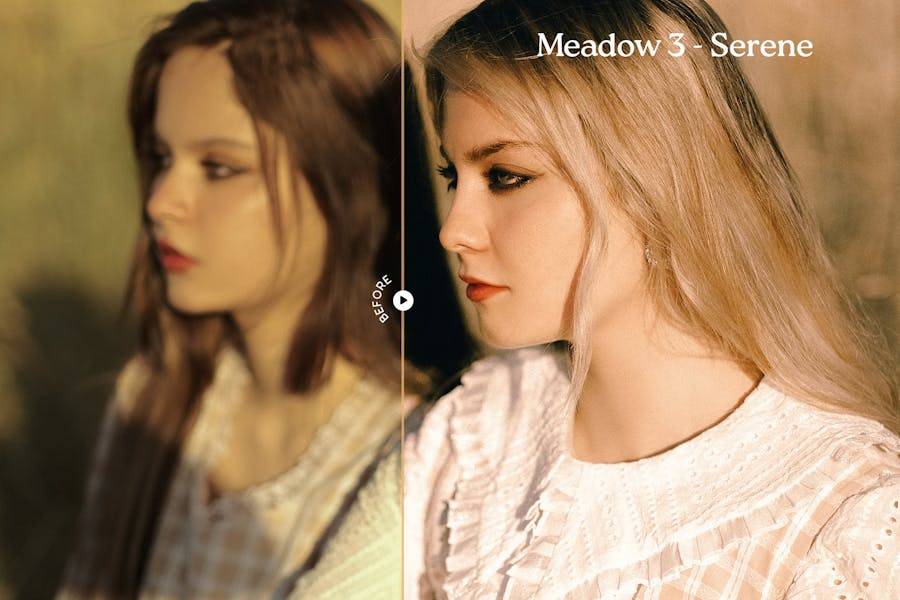 优雅暖色调婚礼电影户外摄影照片调色lightroom预设 Meadow Lightroom Presets , 第5张