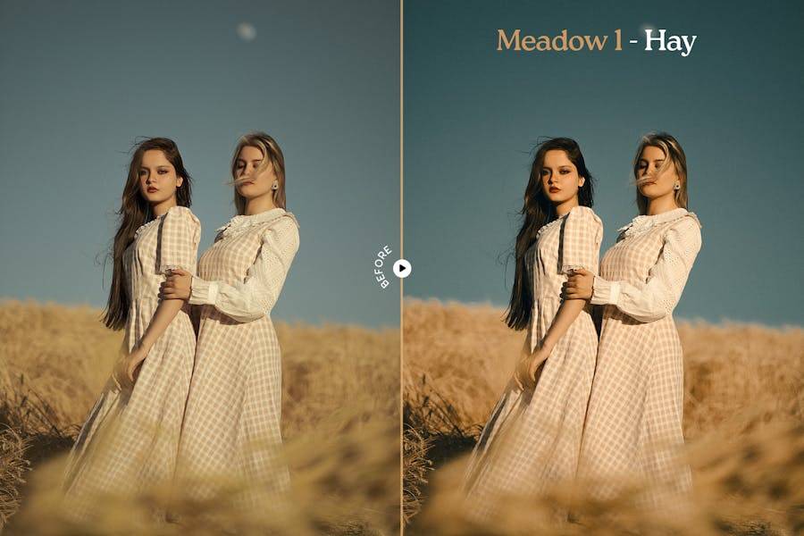 优雅暖色调婚礼电影户外摄影照片调色lightroom预设 Meadow Lightroom Presets , 第7张