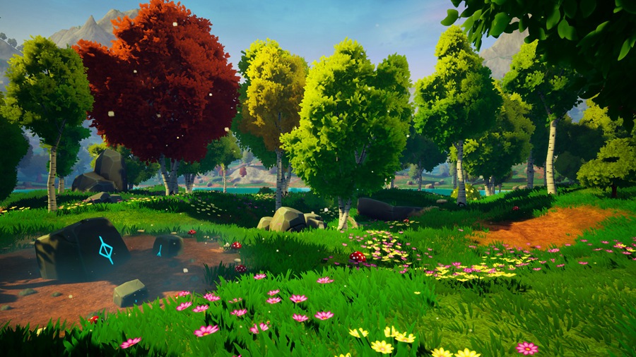 UE素材 风格化多边形游戏场景树叶树木河流山地3D模型 Unreal Engine – Dreamscape Nature : Meadows – Stylized Open World Environment , 第5张