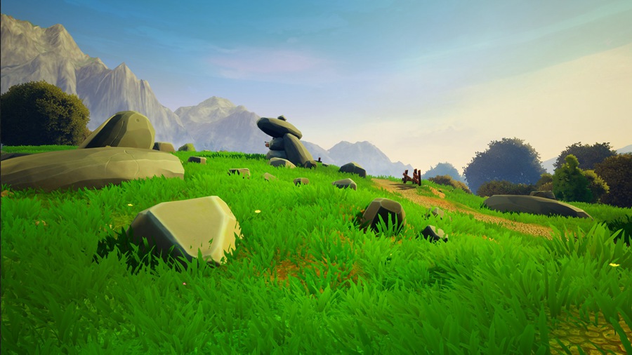 UE素材 风格化多边形游戏场景树叶树木河流山地3D模型 Unreal Engine – Dreamscape Nature : Meadows – Stylized Open World Environment , 第17张