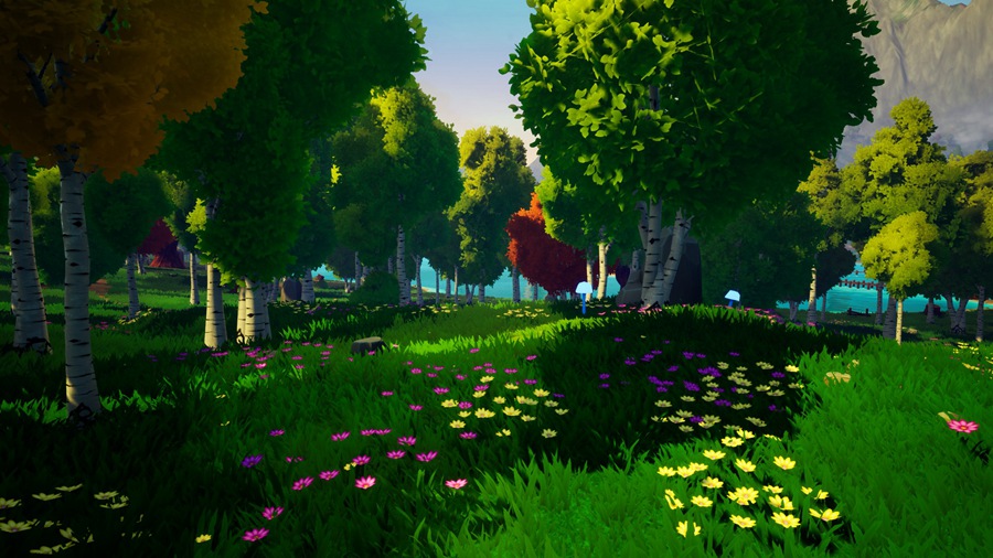 UE素材 风格化多边形游戏场景树叶树木河流山地3D模型 Unreal Engine – Dreamscape Nature : Meadows – Stylized Open World Environment , 第11张