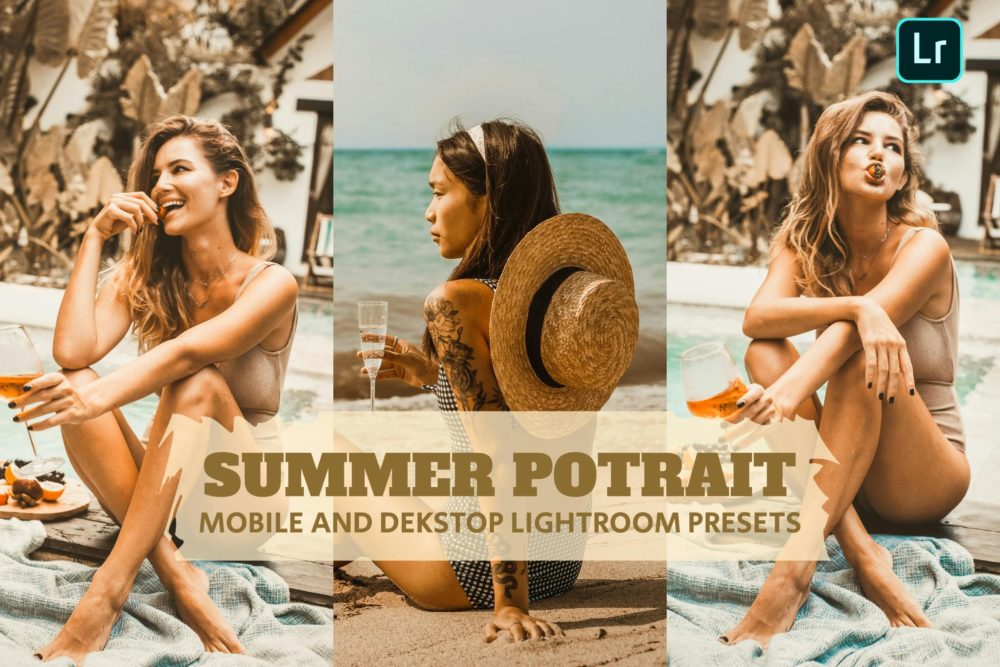 夏天旅行生活博主摄影照片调色Lightroom预设包 Summer Potrait Lightroom Presets Dekstop Mobile , 第1张