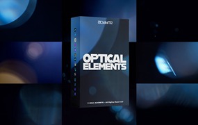 Acidbite OPTICAL ELEMENTS 68种电影级镜头光学冷光耀斑折射失真效果4K视频素材包