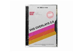 Video Milkshake 复古VHS做旧磁带故障失真噪点颗粒背景视频素材 VHS GLITCHES AND OVERLAYS PACK 2.0