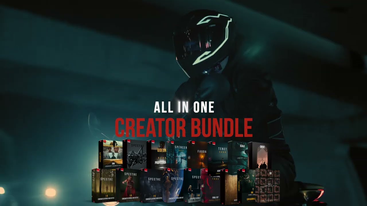 17款全能专业电影级制作转场/音效/镜头光晕/LUT合集包 All-in-one Creator Bundle NEW – Paramount Motion , 第1张