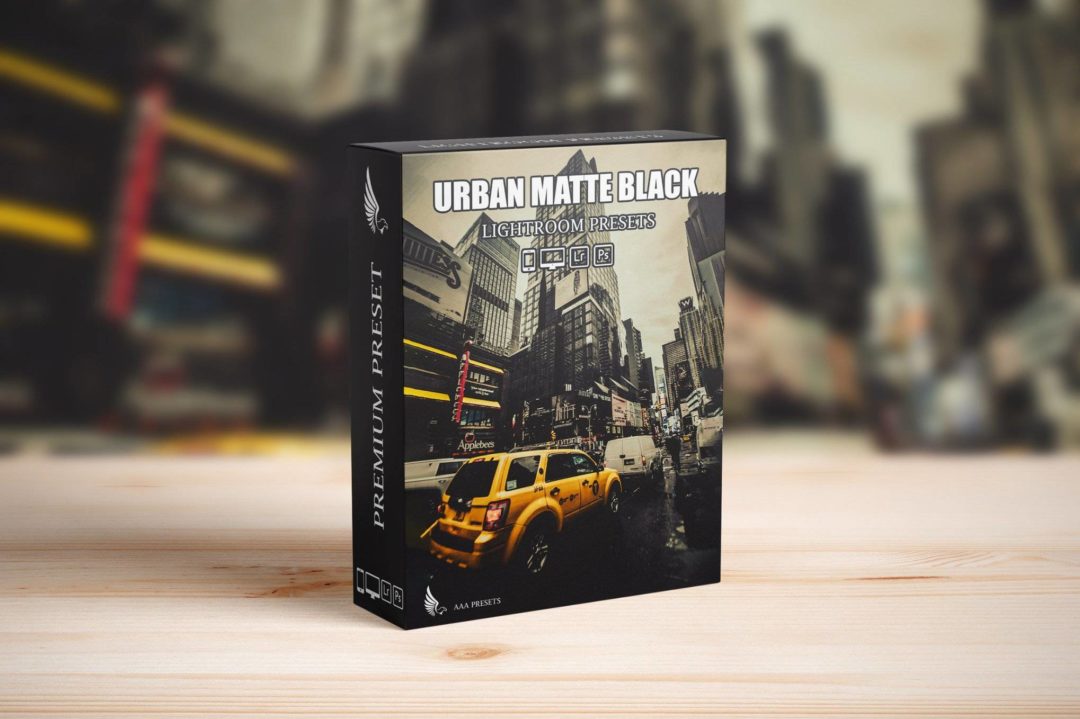 现代极简美学街头电影摄影照片调色Lightroom预设包 Urban Matte Black Lightroom Presets 插件预设 第1张